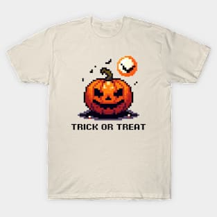 Night Pumpkin Pixel T-Shirt